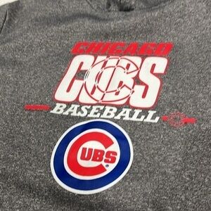Genuine merchandise, Chicago Cubs baseball women’s‎ gray hoodie pull over large